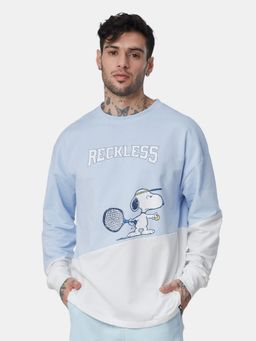 The Souled Store - Peanuts Reckless Oversized Full Sleeve T-Shirt for Men