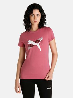 Puma - Power Graphic Womens Pink T-shirt