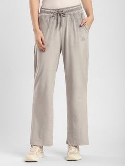 R&B - Women Grey Straight Fit Trouser