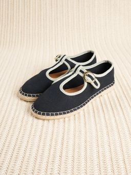 Theater - Women Catalonia Navy Blue Mary Jane Espadrilles
