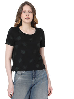 VERO MODA - Curve Women Black T-Shirt