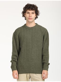 Levi's - Mens Olive Crew Neck Sweater