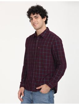 Levi's - Mens Checkered Spread Collar Shirt
