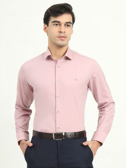 Greenfibre - Pink Solid Party Wear Shirt
