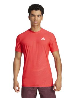 adidas - Flat Tee Pro Men Red Tennis T-Shirt