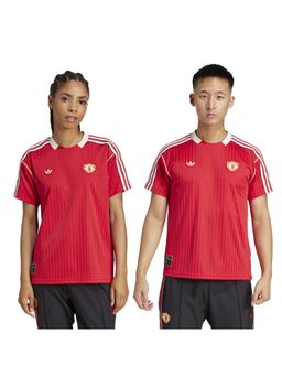 adidas - Mufc Icon Jsy Unisex Red Football T-Shirt