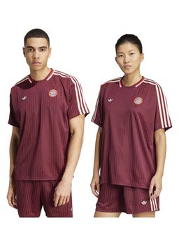 adidas - Fcb Icon Jsy Unisex Burgundy Football T-Shirt