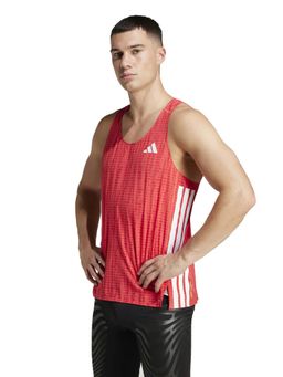 adidas - Adi Zero Singlet Men Red Running Tank