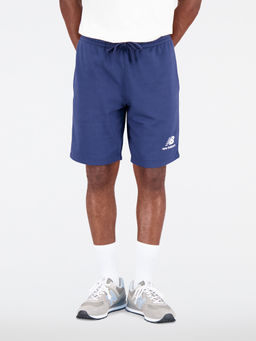 New Balance - Men Nb Navy Blue Mid Rise Sports Shorts