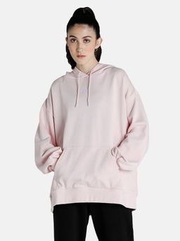 Puma - Classics Oversized Women Gray Hoodies