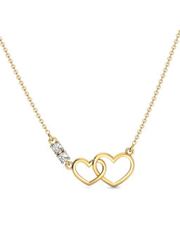 Candere by Kalyan Jewellers - 18K BIS Hallmark Yellow Gold and I2GH Diamond Necklaces