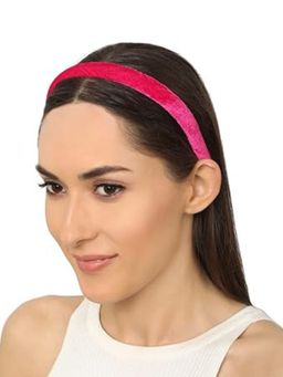 Accessher - Women Casual Wear Handcrafted Multicolor Velvet Hairband for Women