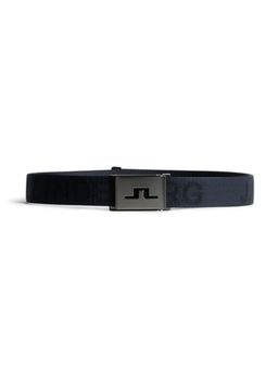 J.Lindeberg - Roy Logo Navy Blue Webbing Belt