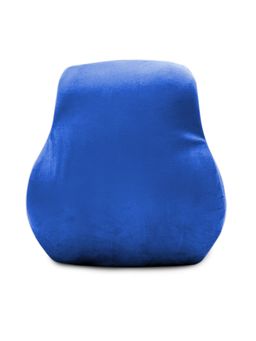 SLEEPSIA - Orthopedic Memory Foam Lumbar Support Gel Pillow Support For Office Chair Blue