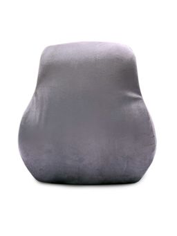 SLEEPSIA - Orthopedic Memory Foam Lumbar Support Gel Pillow Support For Office Chair Grey