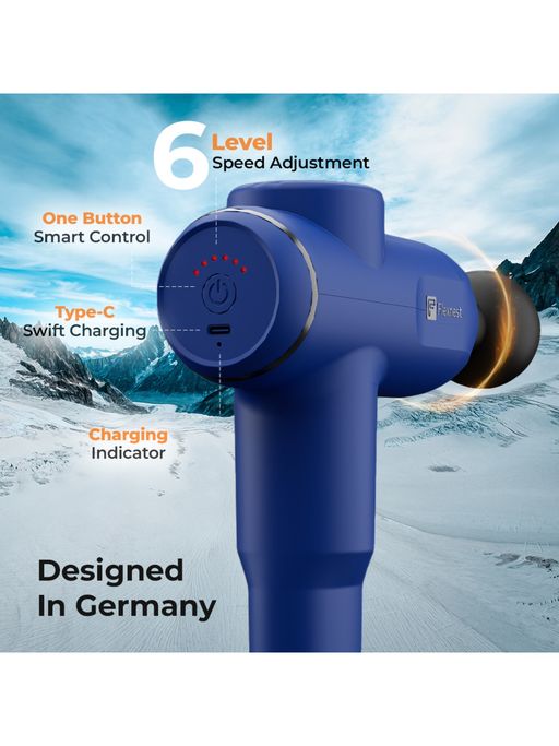 Buy Flexnest German Designed Turbo Massage Gun for Body Pain Relief Online