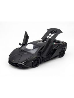 Hobby Shoppy - Scale Diecast Lamborghini Sian Skp 37 Car (12-14 Years) (Black)