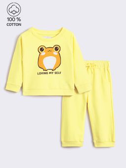 Hopscotch - 2-Piece Pure Cotton Frog Print Co-Ord Set