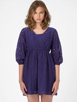 ONLY - Women Casual Wear Royal Blue Dress