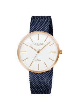 Strand by Obaku - Sunset Silver Dial Quartz Watch For Women (S700LXVIML)