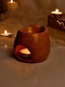 Tayhaa - Ceramic Owl Oil Diffuser - Orange