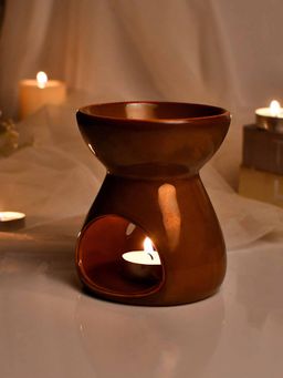 Tayhaa - Ceramic Blissful Fragrance Oil Diffuser - Beige