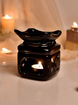 Tayhaa - Ceramic Serenity Scented Oil Diffuser - Black