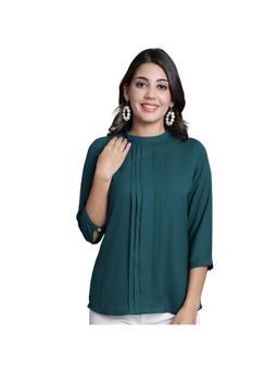 Cantabil - Women Green Solid Casual Tunic