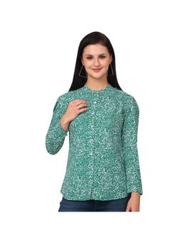 Cantabil - Women Green Printed Casual Tunic