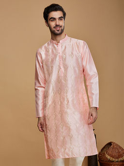 KISAH - Men Pink Kurta