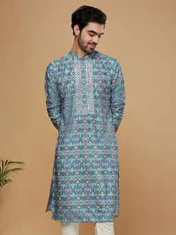 KISAH - Men Blue Kurta