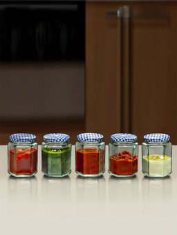 Kilner - Small Hexagonal Twist Jar - Set of 5 (110 Ml) for thinKitchen