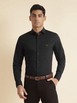 Andamen - Black Mens Cutaway Full Sleeve Shirt Regular Fit