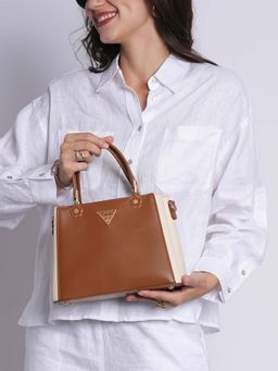 Lavie Signature - Women's Trinidad Box Medium Satchel Handbag (M)