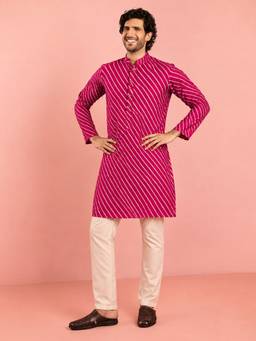 Vastramay - Men Falsa Rayon Kurta with Pyjama