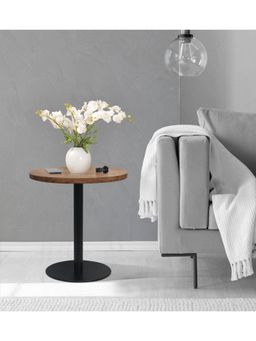 Metalsmith - Ally Metal and Marble Side Table For Indoor, Outdoor, Home and Office