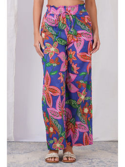 Zuri - Womens Multi-Colour Floral Pant