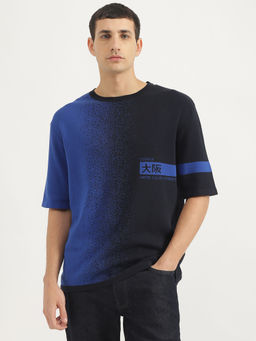 United Colors of Benetton - Blue Pure Cotton Ombre T-Shirt