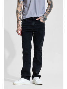 Snitch - Black Solid Comfortable Casual Jeans for Men