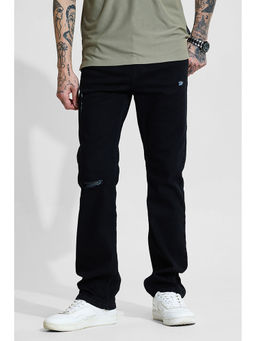 Snitch - Black Solid Comfortable Casual Jeans for Men