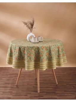 Fabindia - Green Indra Printed Cotton Table Cover