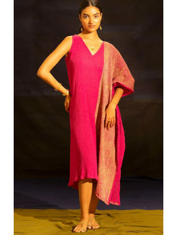Banana Labs - Illume Gold Sided Shocker Pink Kaftan