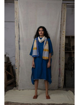 Banana Labs - Seabed Blue Kaftan With Stole