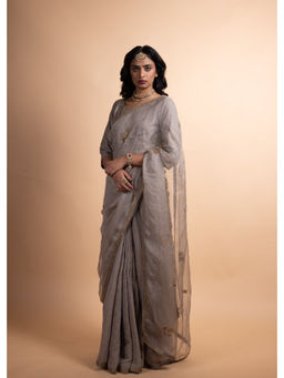 Rhua India - Kriya Saree With Stitched Blouse And Petticoat with Stitched