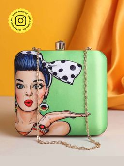 HOUSE OF WEBHIN - Retro Chic Sling Bag - Green