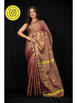 Isadora Life - Maheswari Cotton Saree with Unstitched Blouse