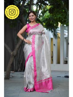 Isadora Life - Soft Tissue Saree with Unstitched Blouse