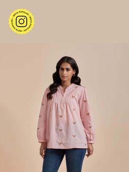 Mukul - Pink The Adorn Top