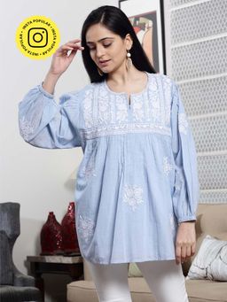 Mukul - Blue The Motif Top