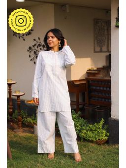 Mukul - Blue Stripes Co-Ord's